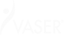 Vaser Logo in weiß